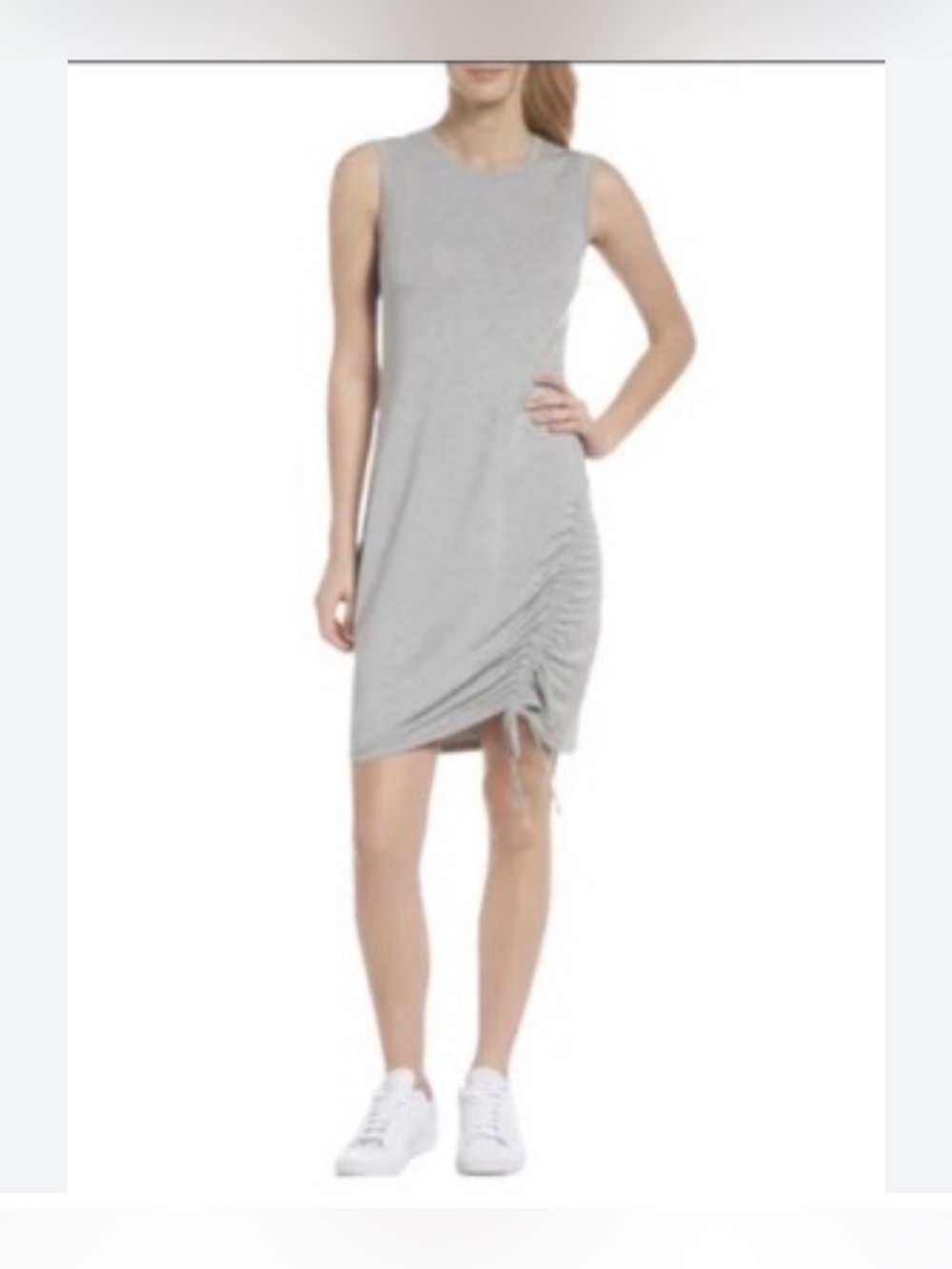 Zella Grey Sleeveless Cinch Modal dress XS